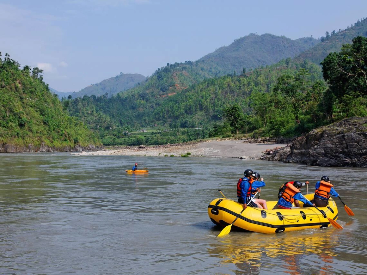 Rafting in Trishuli River
